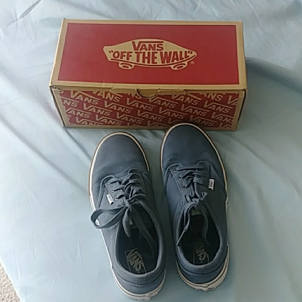 Vans blue shoes